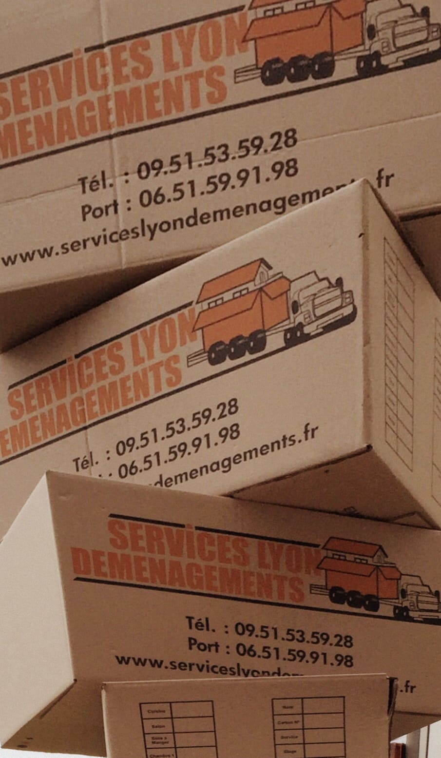 Services Lyon déménagements - Déménageurs professionnels à Lyon et dans le Rhône